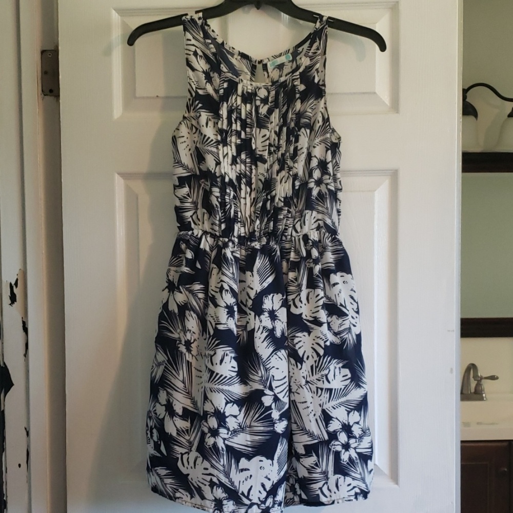 Floral Hawaiian spring summer dress